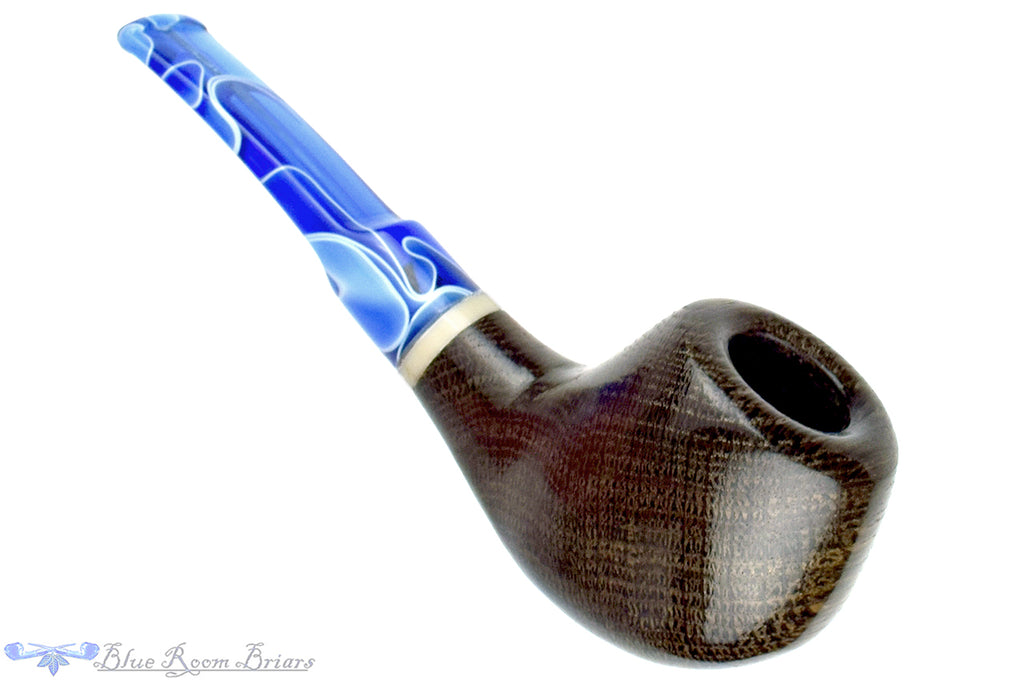 Blue Room Briars is proud to present this Ron Smith Pipe Bent Morta Apple with Acrylic