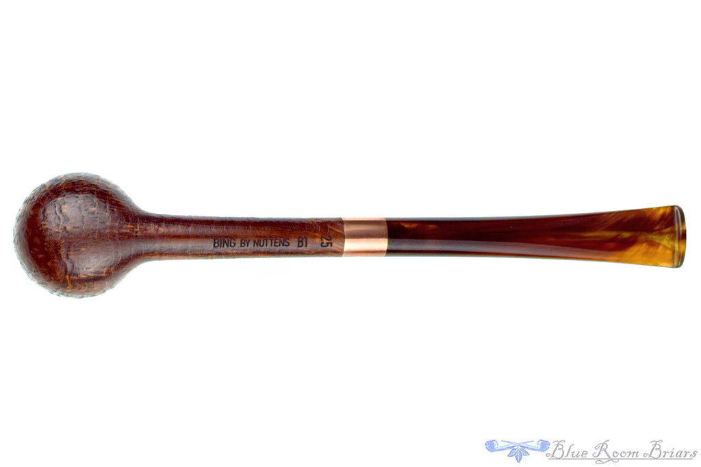 Bruno Nuttens Pipe B1 Sandblast Bing Billiard with Copper