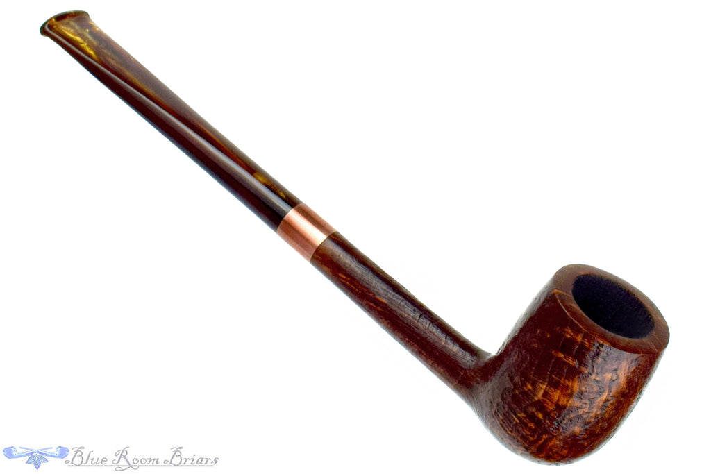 Bruno Nuttens Pipe B1 Sandblast Bing Billiard with Copper