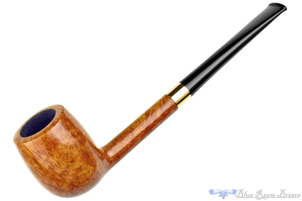 Blue Room Briars is proud to present this Bruno Nuttens Pipe B3 Light Contrast Bing Billiard with Brass
