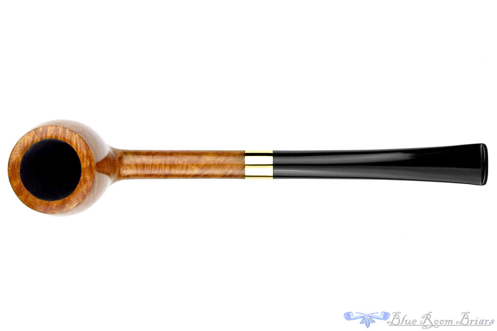 Blue Room Briars is proud to present this Bruno Nuttens Pipe B3 Light Contrast Bing Billiard with Brass