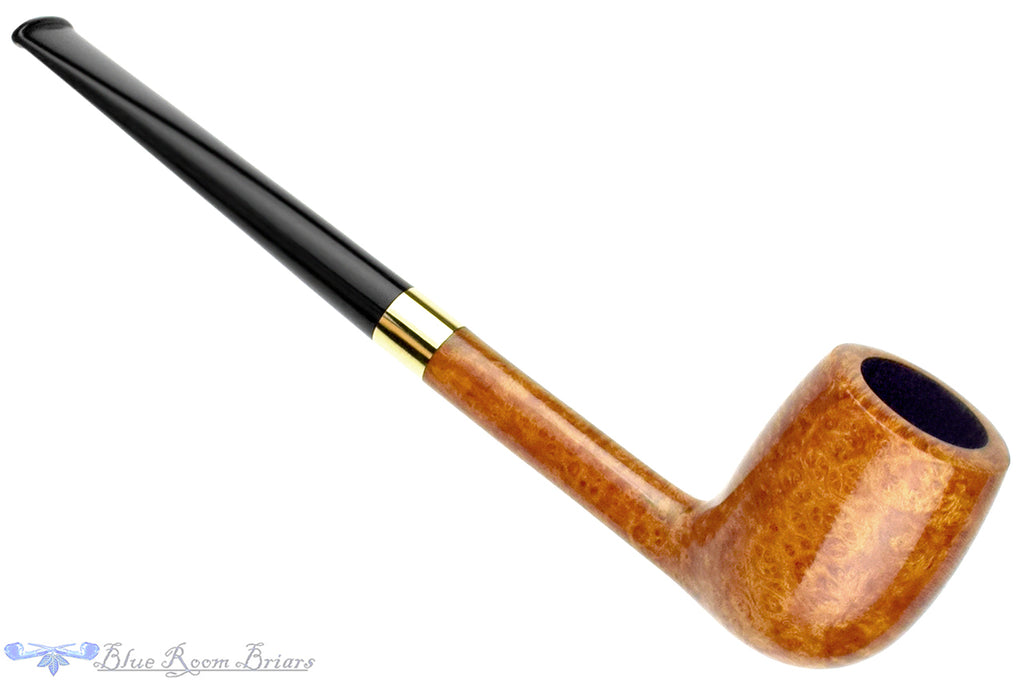 Blue Room Briars is proud to present this Bruno Nuttens Pipe B3 Light Contrast Bing Billiard with Brass