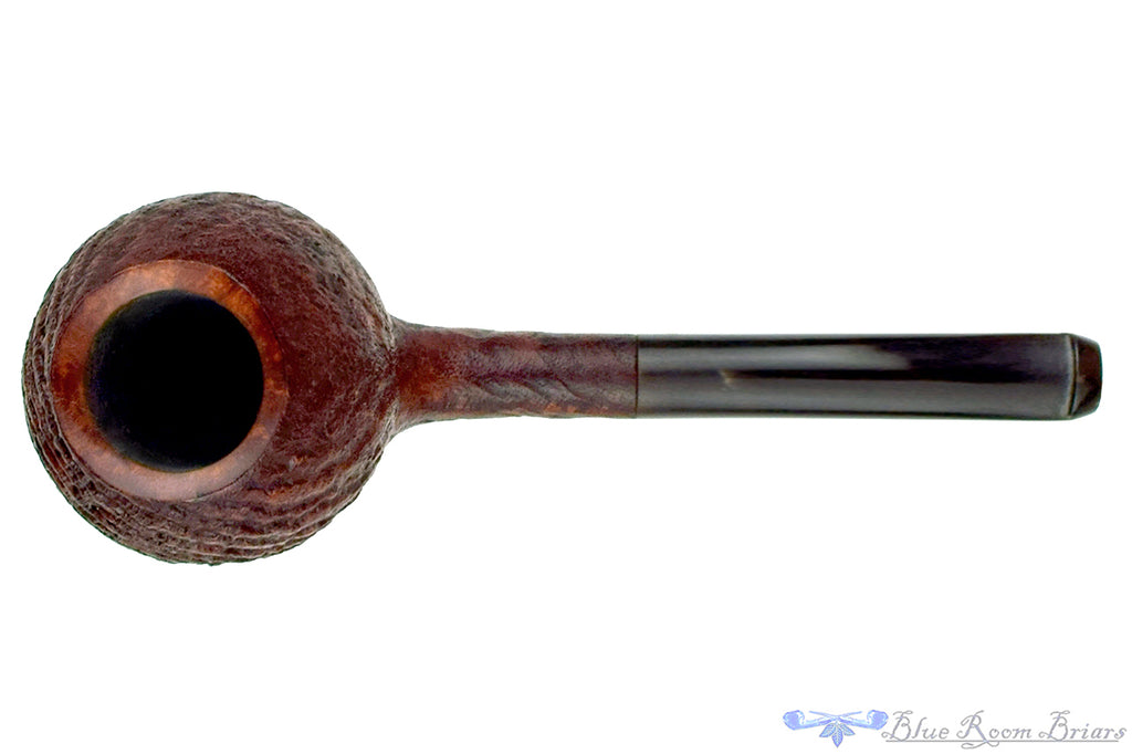 Blue Room Briars is proud to present this Dirk Heinemann Pipe Sandblast Devil Anse with Buffalo Horn