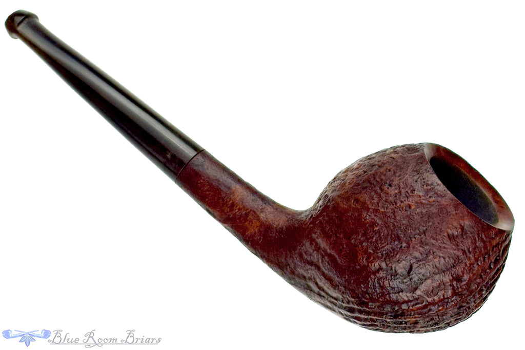 Blue Room Briars is proud to present this Dirk Heinemann Pipe Sandblast Devil Anse with Buffalo Horn