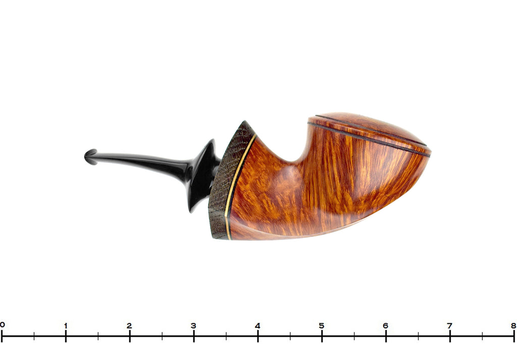Blue Room Briars is proud to present this Dirk Heinemann Pipe Curved Bent Bulldog with Morta and Boxwood