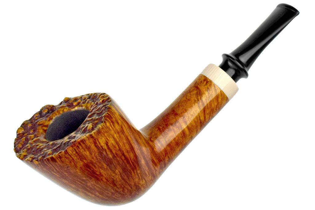 Blue Room Briars is proud to present this Tom Richard Pipe Freehand with Ivorite and Plateau