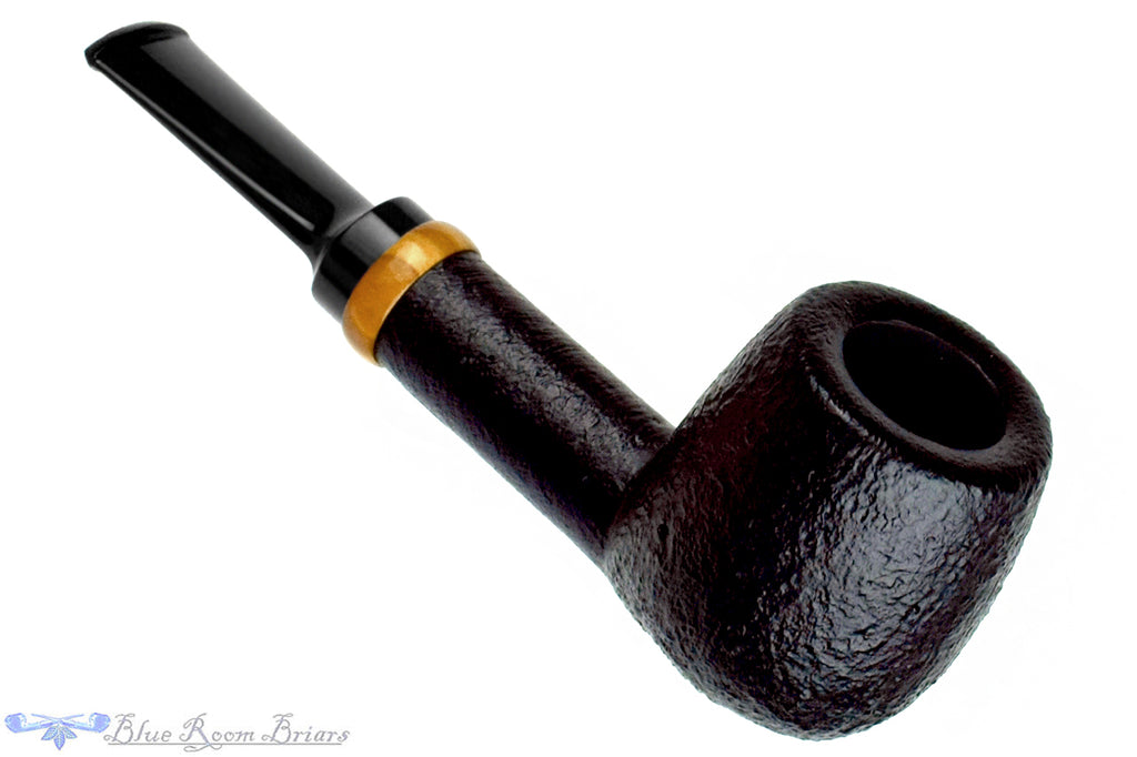 Blue Room Briars is proud to present this C. Martin Pipe by Chris Mattioda Black Blast Billiard with Olivewood