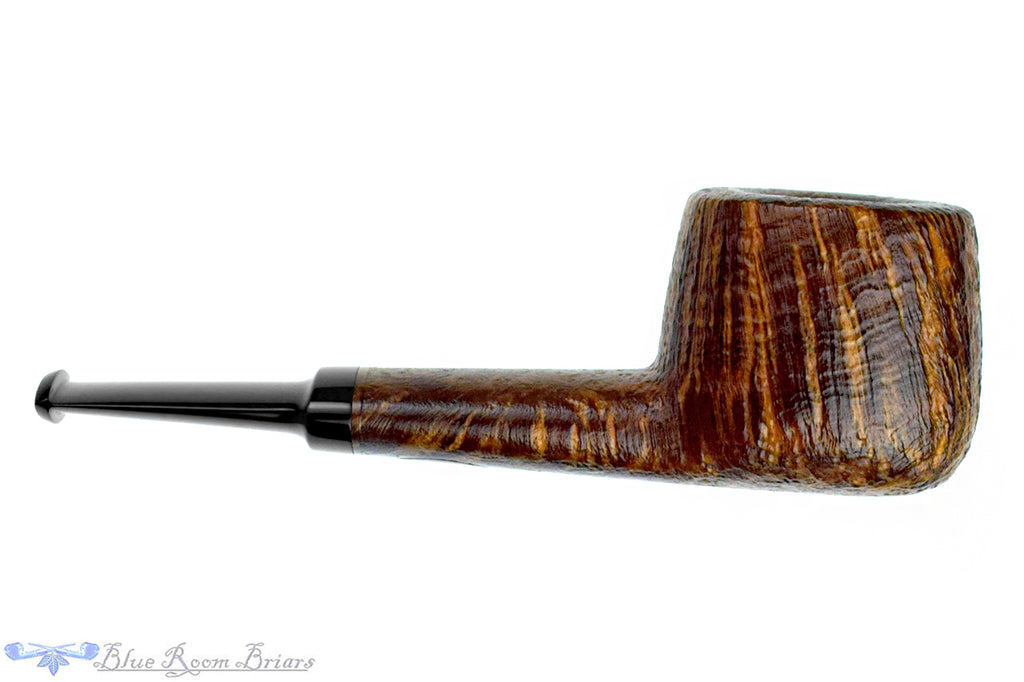 Blue Room Briars is proud to present this C. Martin Pipe by Chris Mattioda Contrast Blast Oval Shank Pot Sitter