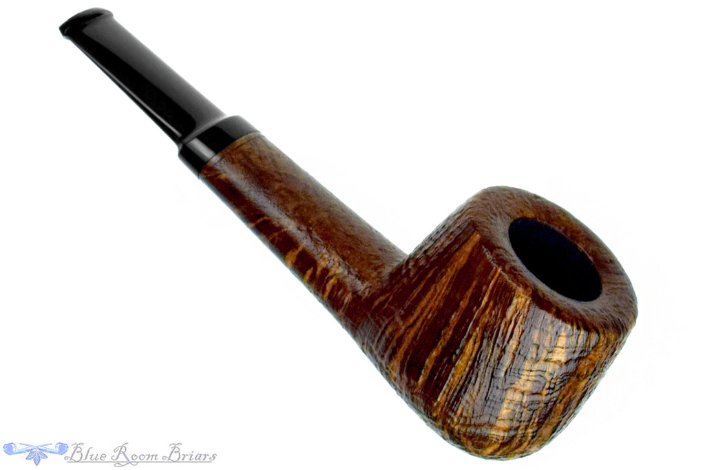 Blue Room Briars is proud to present this C. Martin Pipe by Chris Mattioda Contrast Blast Oval Shank Pot Sitter