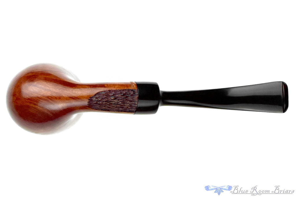 Blue Room Briars is proud to present this Shalom Freehand Bent Spot Carved Billiard UNSMOKED Estate Pipe