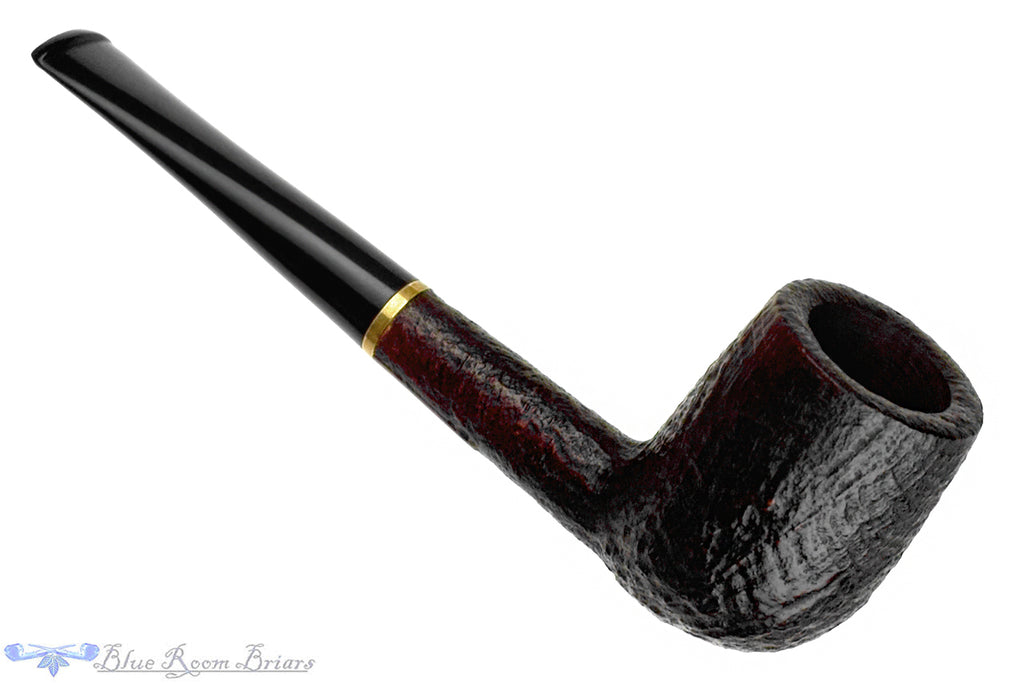 Blue Room Briars is proud to present this Stanwell DM (1993 Make) Sandblast Billiard with Brass Estate Pipe