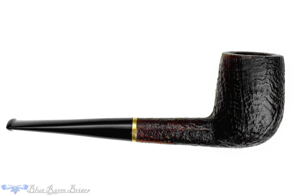 Blue Room Briars is proud to present this Stanwell DM (1993 Make) Sandblast Billiard with Brass Estate Pipe