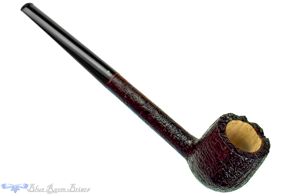Blue Room Briars is proud to present this Chris Morgan Pipe Sandblast Long Pot Sitter with Plateau