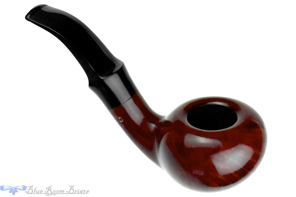 Blue Room Briars is proud to present this Stanwell Danish Star 43 Bent Tomato Estate Pipe