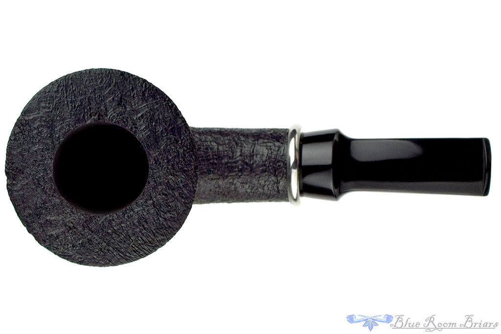 Blue Room Briars is proud to present this BriarWorks Bent Black Blast Dublin with Nickel Estate Pipe