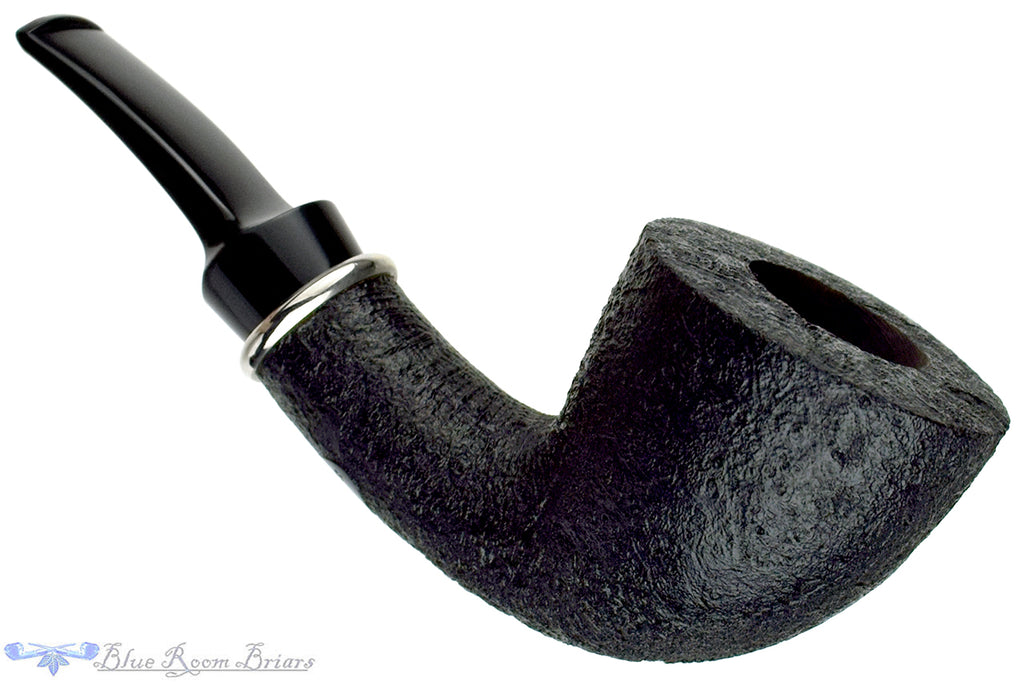 Blue Room Briars is proud to present this BriarWorks Bent Black Blast Dublin with Nickel Estate Pipe