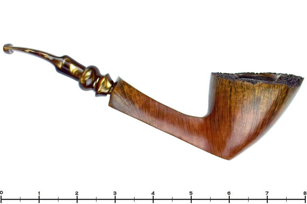 Blue Room Briar is proud to present this Ben Wade Intermezzo Large Bent Freehand with Plateau Estate Pipe