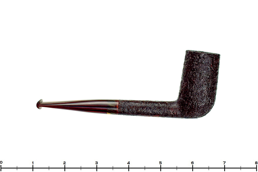 Blue Room Briars is proud to present this Bill Shalosky Pipe 805 Sandblast Chimney with Black and White Ebony and Brindle