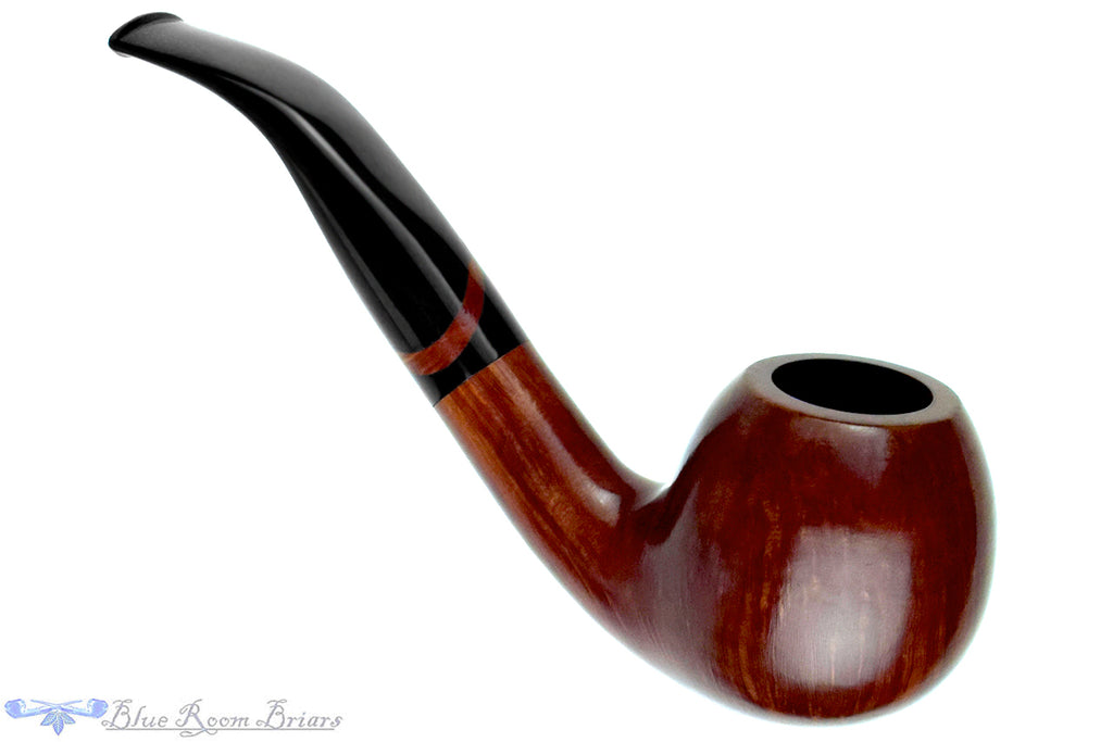 Blue Room Briar is proud to present this Aldo Velani Straight Grain Bent Apple with Briar Estate Pipe