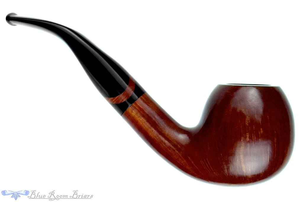 Blue Room Briar is proud to present this Aldo Velani Straight Grain Bent Apple with Briar Estate Pipe