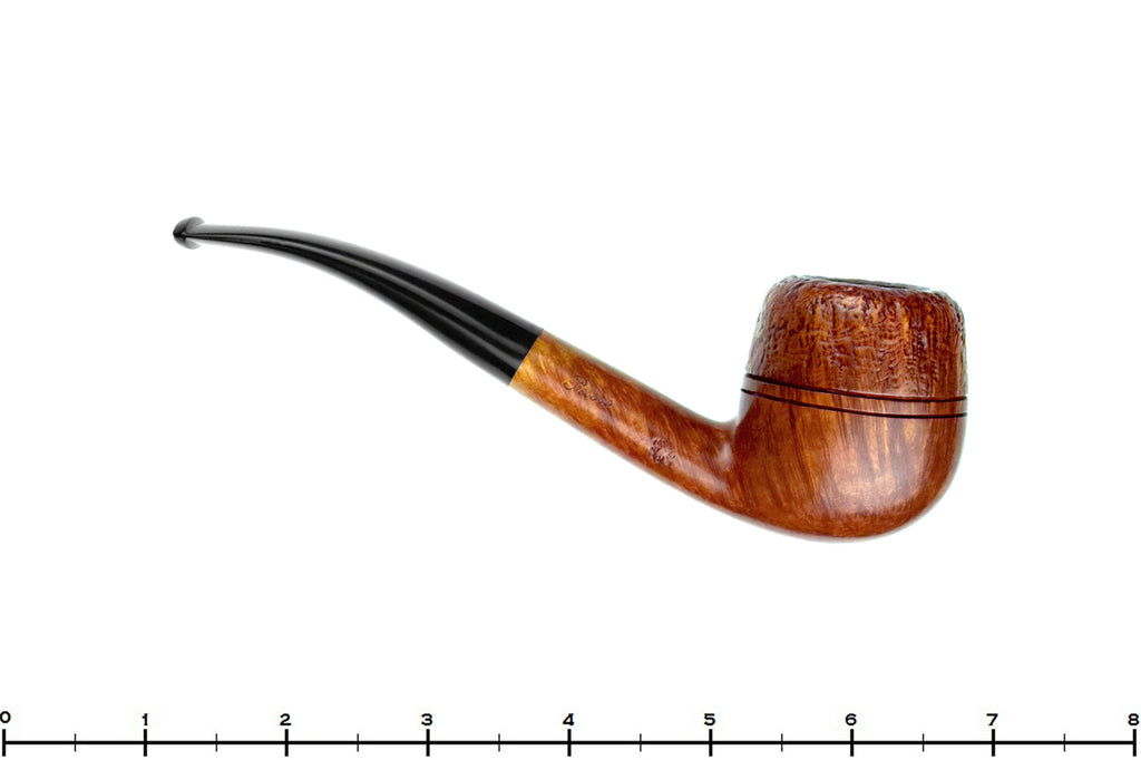 Blue Room Briar is proud to present this Mastro De Paja Media 20 Bent Apple Estate Pipe with BRB Replacement Stem