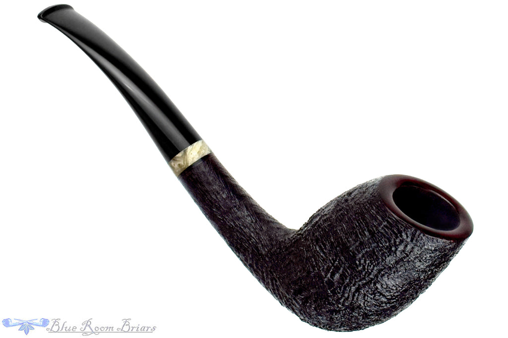 Blue Room Briars is proud to present this Yosef Zehnder Pipe Bent Sandblast Duck Egg with Musk Ox