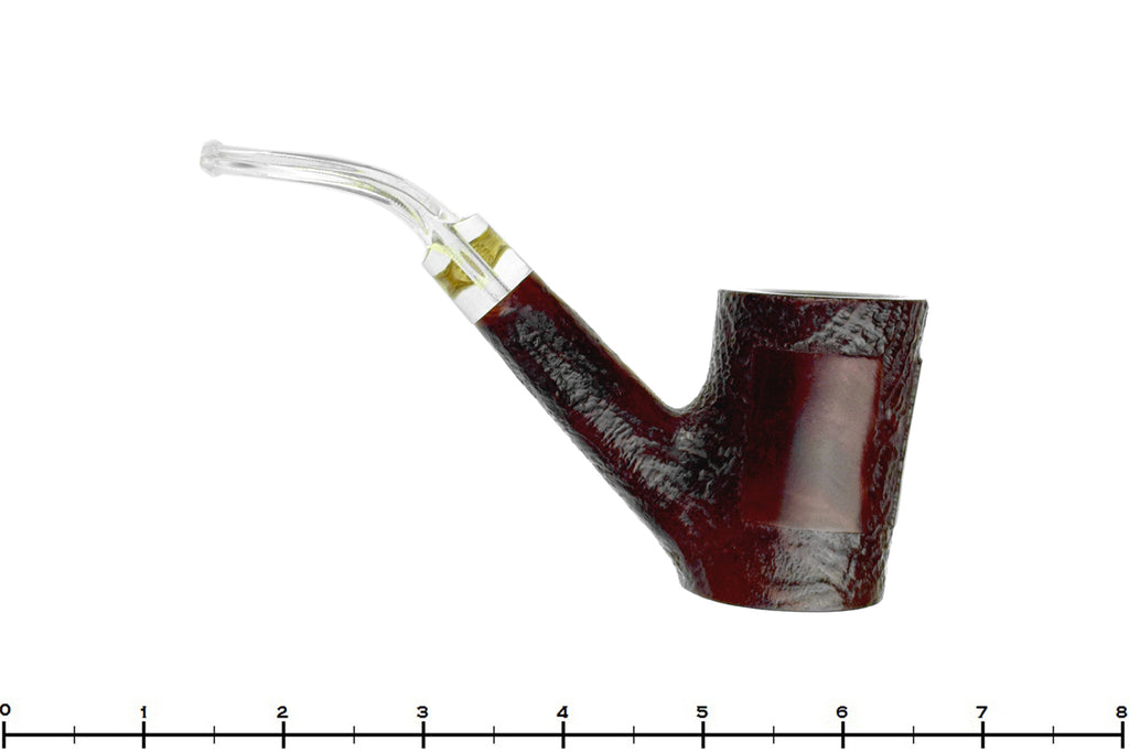 Blue Room Briars is proud to present this GBD Collector Fantasy 9608 (Pre-Cadogan) Bent Partial Sandblast Cherrywood Sitter with Perspex Estate Pipe