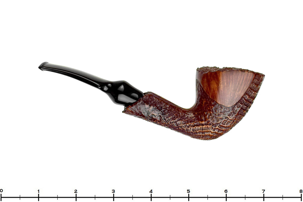 Blue Room Briars is proud to present this Brebbia Collection Semi Sabbiata Noce Dublin Freehand (9mm Filter and Adapter) with Plateaux UNSMOKED Estate Pipe