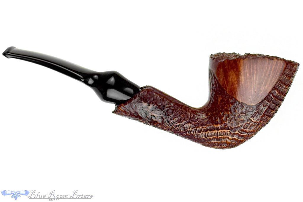 Blue Room Briars is proud to present this Brebbia Collection Semi Sabbiata Noce Dublin Freehand (9mm Filter and Adapter) with Plateaux UNSMOKED Estate Pipe