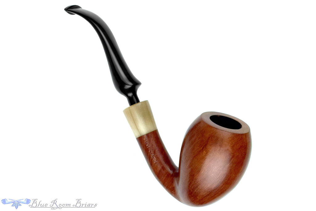 Blue Room Briars is proud to present this Lacroix Two Star Bent Tulip with Horn Estate Pipe
