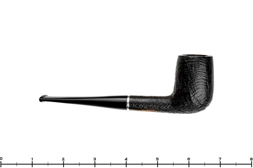 Blue Room Briars is proud to present this Georg Jensen 05 Sandblast Billiard with Aluminum Estate Pipe