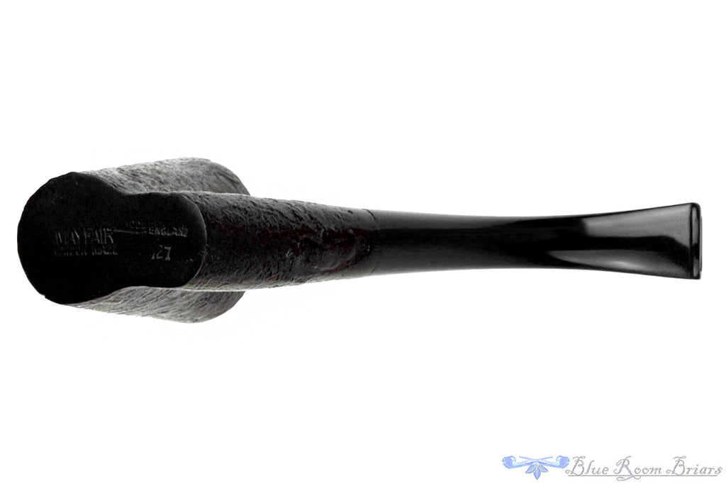 Blue Room Briars is proud to present this Mayfair (Sasieni) Sandblast Bent Cherrywood Sitter Estate Pipe
