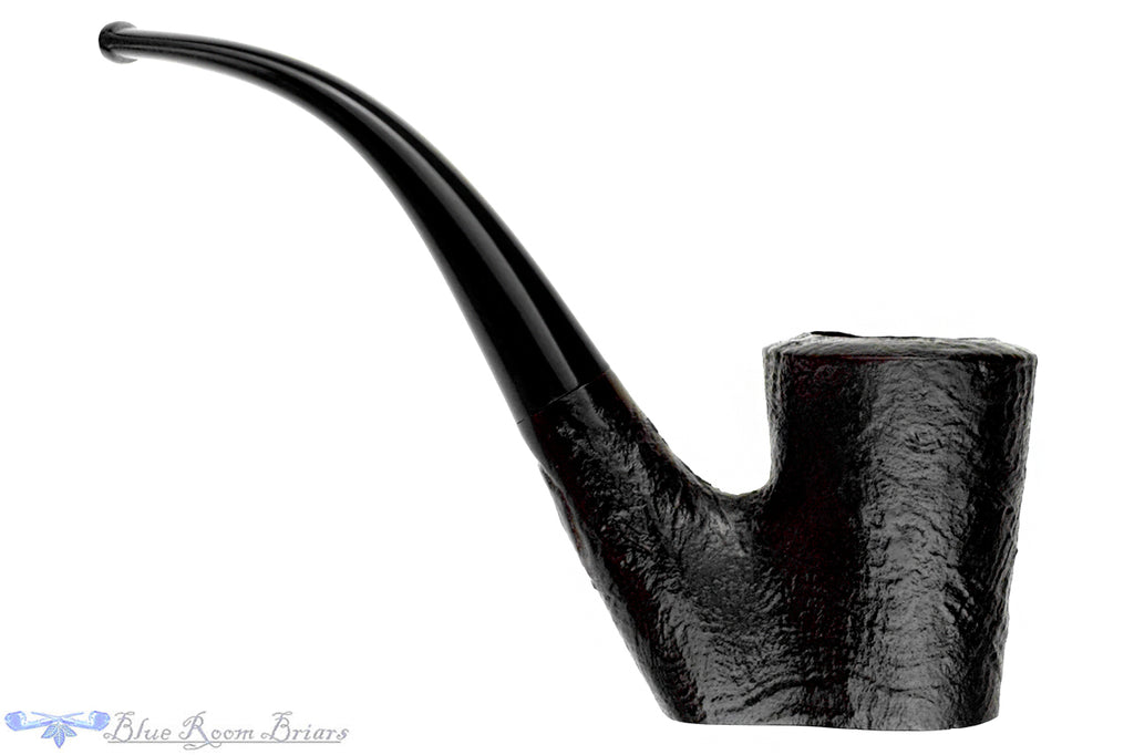 Blue Room Briars is proud to present this Mayfair (Sasieni) Sandblast Bent Cherrywood Sitter Estate Pipe