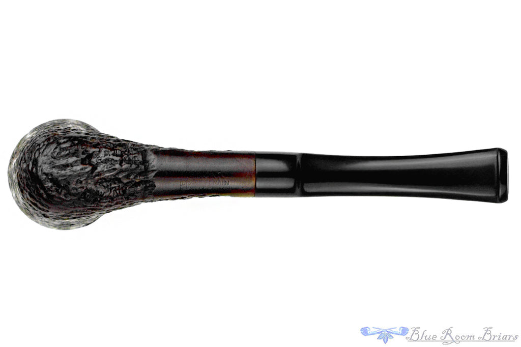Blue Room Briar is proud to present this Duncan Briars Copper Grain Carved Woodstock Estate Pipe
