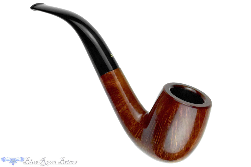 Blue Room Briars is proud to present this Orlik Golden Contrast Bent Billiard Estate Pipe