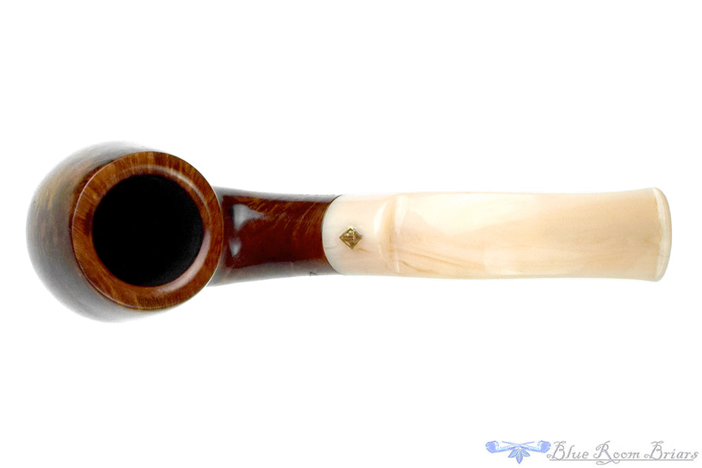Blue Room Briars is proud to present this BBB Tortoise 307S Bent Billiard Estate Pipe