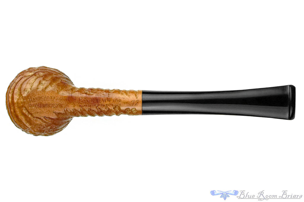 Hardcastle Royal Windsor Sandhewn 72 Carved Apple Sitter Estate Pipe