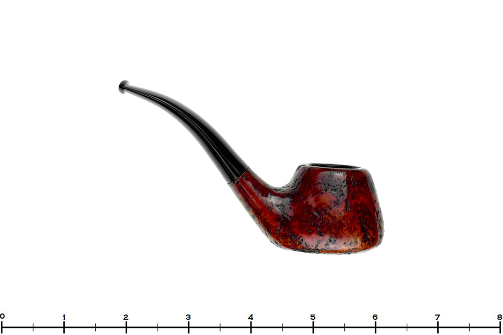 Blue Room Briars is proud to present this Special Bent Sandblast Volcano Sitter with Oval Shank Estate Pipe