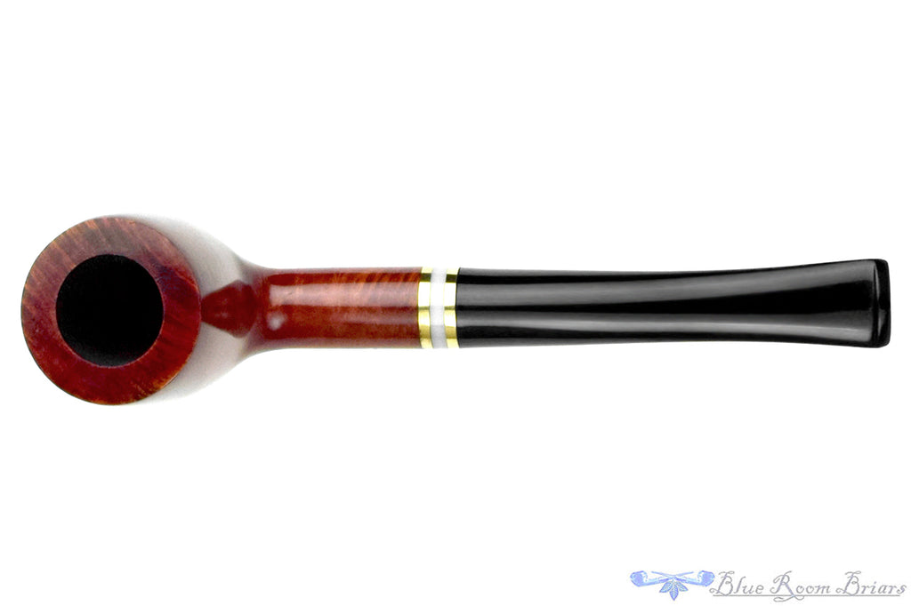 Blue Room Briars is proud to present this Eton 354 Billiard with Brass and Acrylic UNSMOKED Estate Pipe