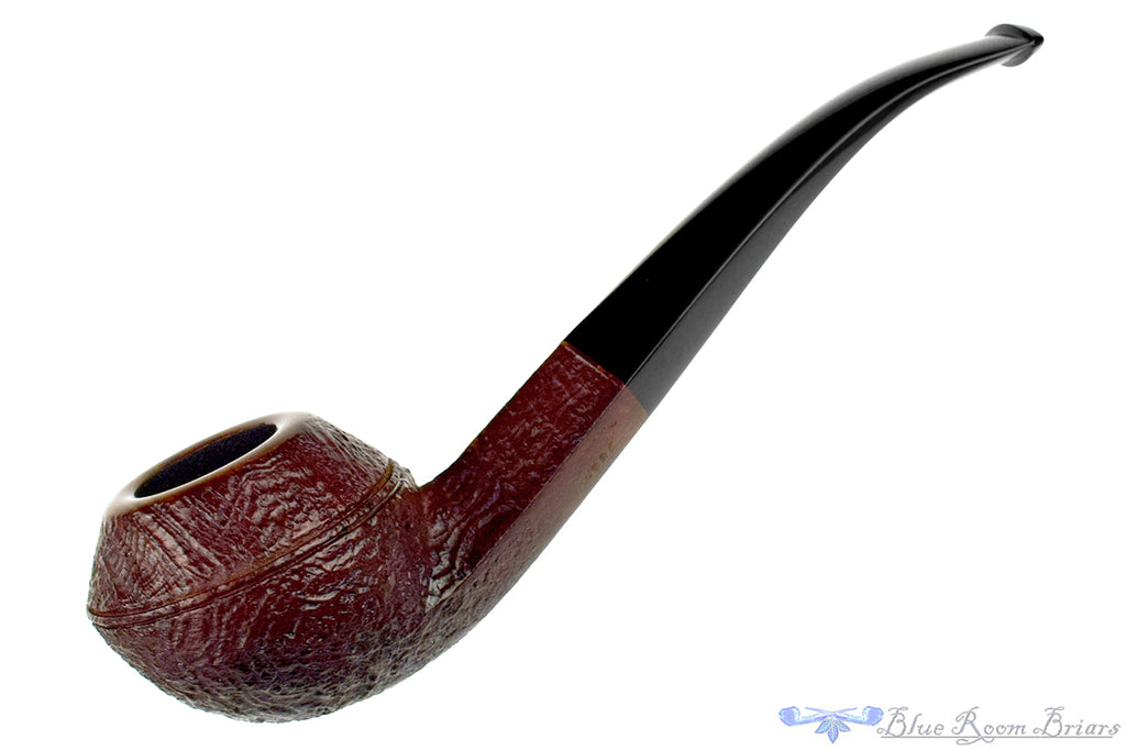 Blue Room Briars Pipe 4325 Bent Sandblast Bulldog