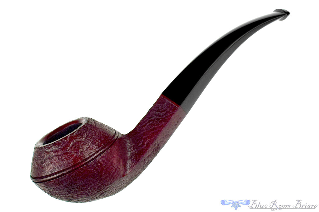 Blue Room Briars Pipe 4325 Bent Sandblast Bulldog