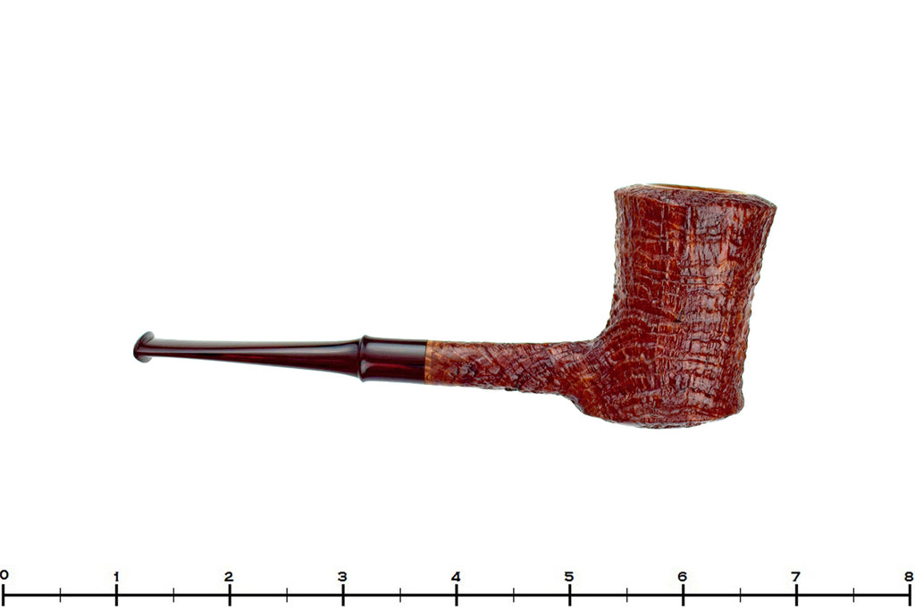 Blue Room Briars is proud to present this Nate King Pipe 1048 Mid-Tone Ring Blast Eastwood with Brindle