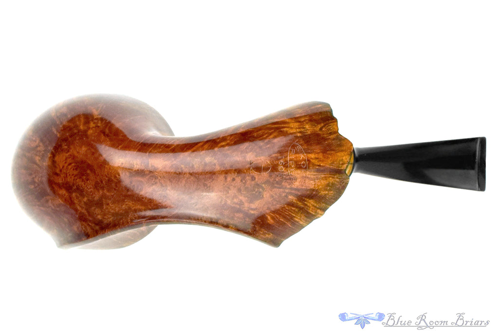 Blue Room Briars is proud to present this Joseph Skoda Pipe Large Bent Freehand with Stone and Plateaux