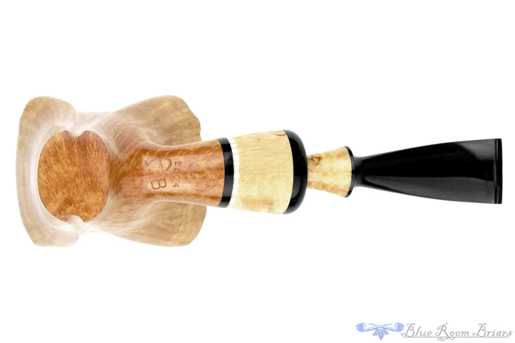 Blue Room Briars is proud to present this Joseph Skoda Pipe Bent Freehand with Plateau, Masur Birch, and Ivorite
