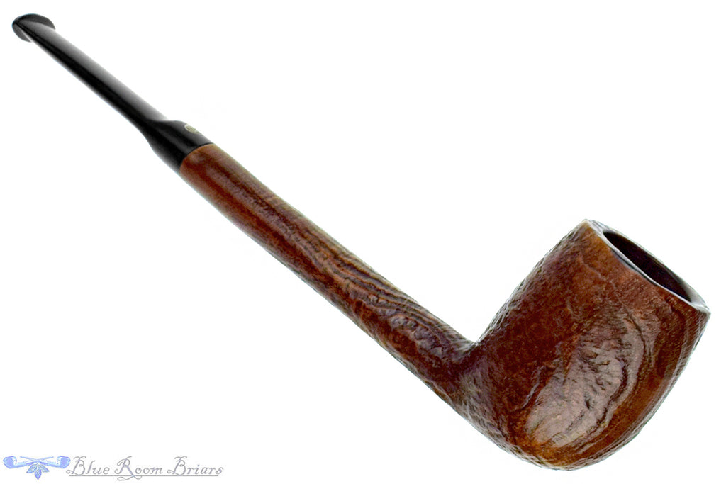 Blue Room Briar is proud to present this GBD Sablée Standard 255 (1940s Make) Sandblast Lumberman Sitter Estate Pipe