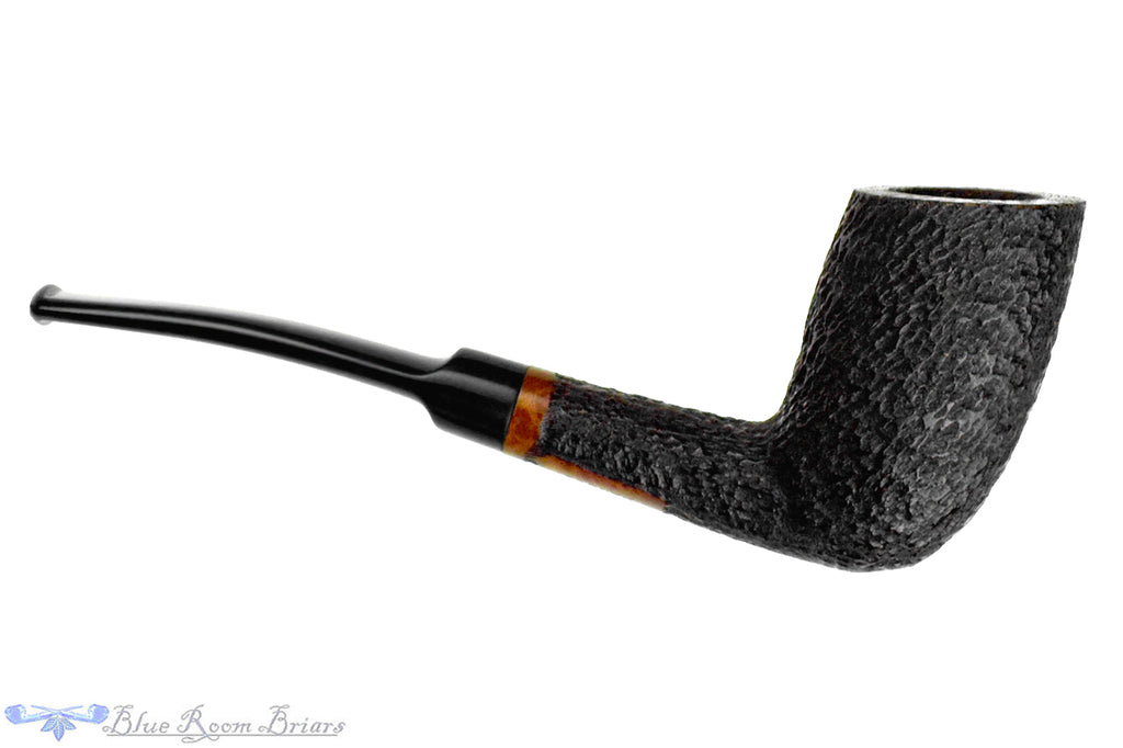 DON (Bari) Handcut Bent Rusticated Belge UNSMOKED Estate Pipe