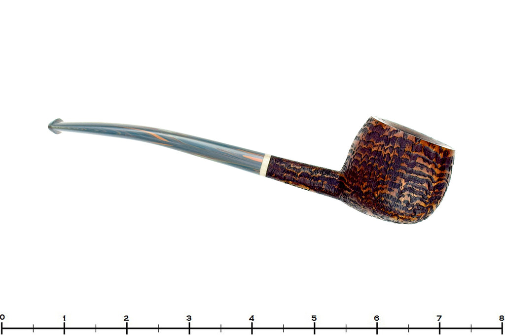 Blue Room Briars is proud to present this Scottie Piersel Sandblast Prince with Brindle and Ivorite Estate Pipe