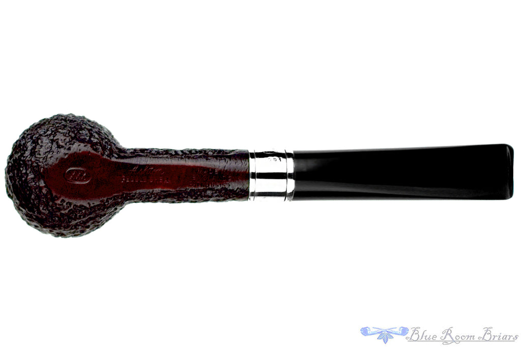 Blue Room Briar is proud to present this Ashton Pebble Shell (2001 Make) XXX Billiard Sitter with Silver Estate Pipe