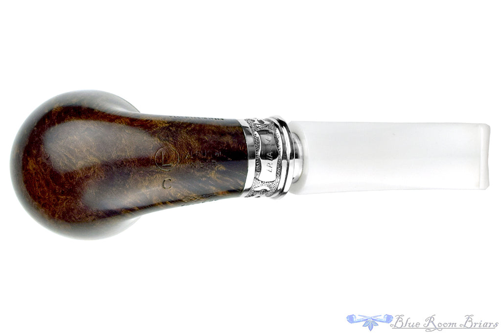 Blue Room Briars is proud to present this Ser Jacopo Delecta Bent Rhodesian with Silver Estate Pipe