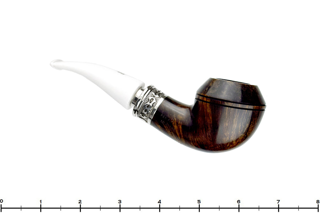 Blue Room Briars is proud to present this Ser Jacopo Delecta Bent Rhodesian with Silver Estate Pipe